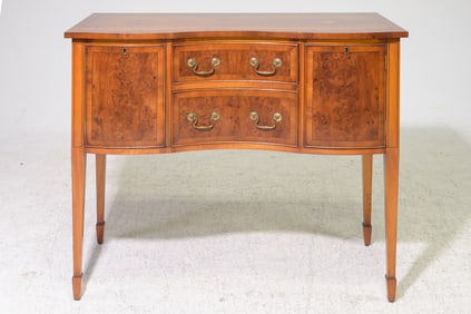 English Walnut Small Server / Sideboard