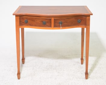 Georgian Style Two Drawer Hall Table