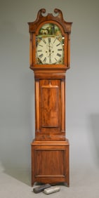 Victorian Style Mahogany Grandfather Clock