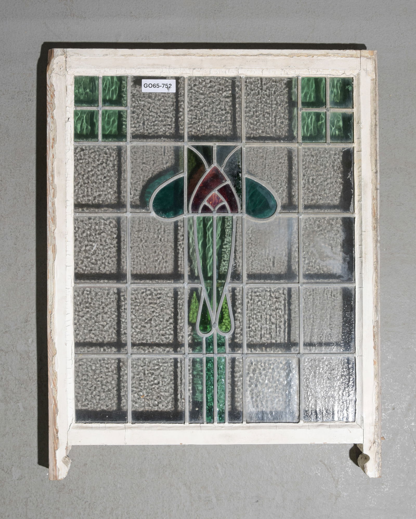 British Large Stained Leaded Glass Window #4 (1 of 3)