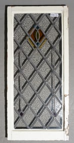 British Large Stained Leaded Glass Window #5