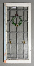 British Large Stained Leaded Glass Window #7