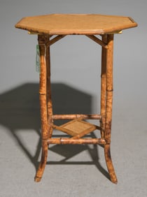 Bamboo Octagonal Occasional Table #1