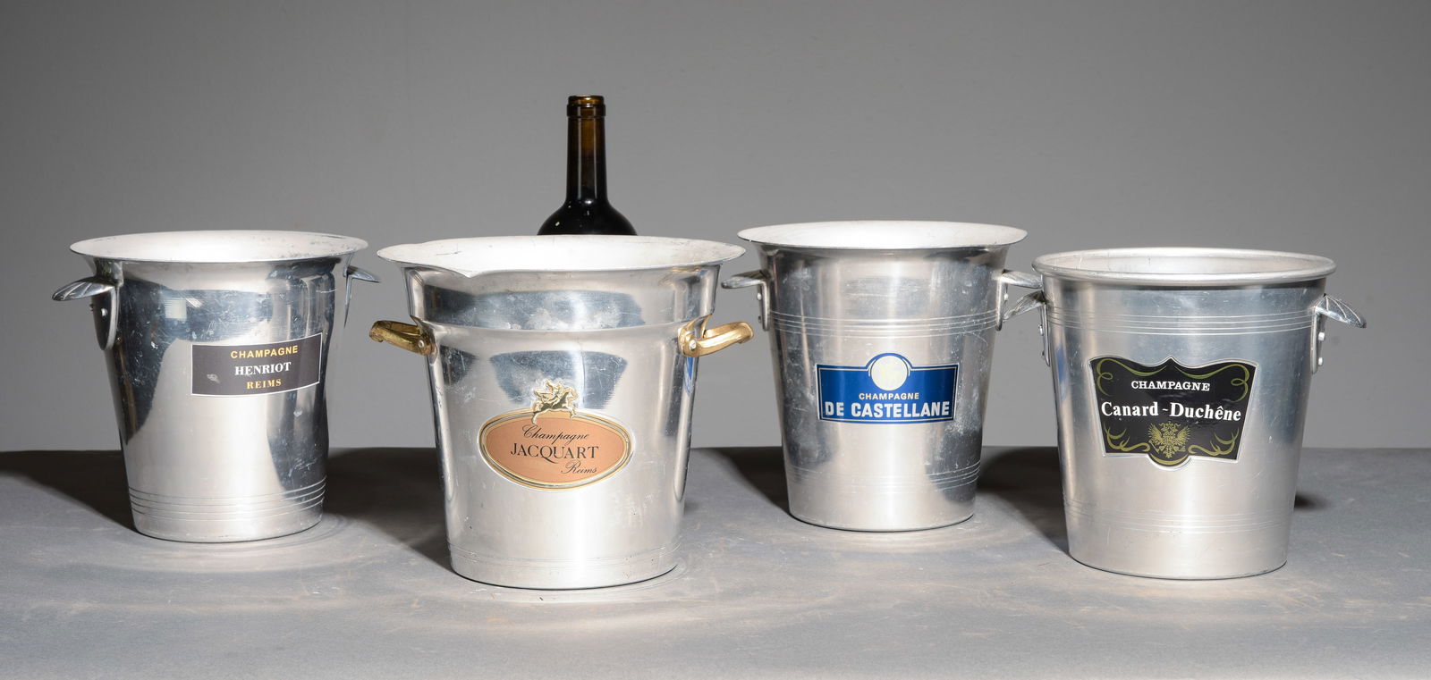 4 Assorted Metal Champagne Buckets / Chillers #1 (1 of 6)