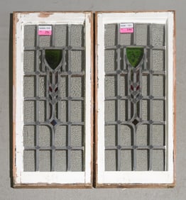 2 British Large Stained Glass Windows