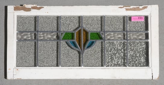 British Stained Leaded Glass Window