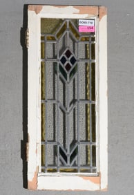 British Stained Leaded Glass Window