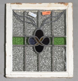 British Stained Leaded Glass Window