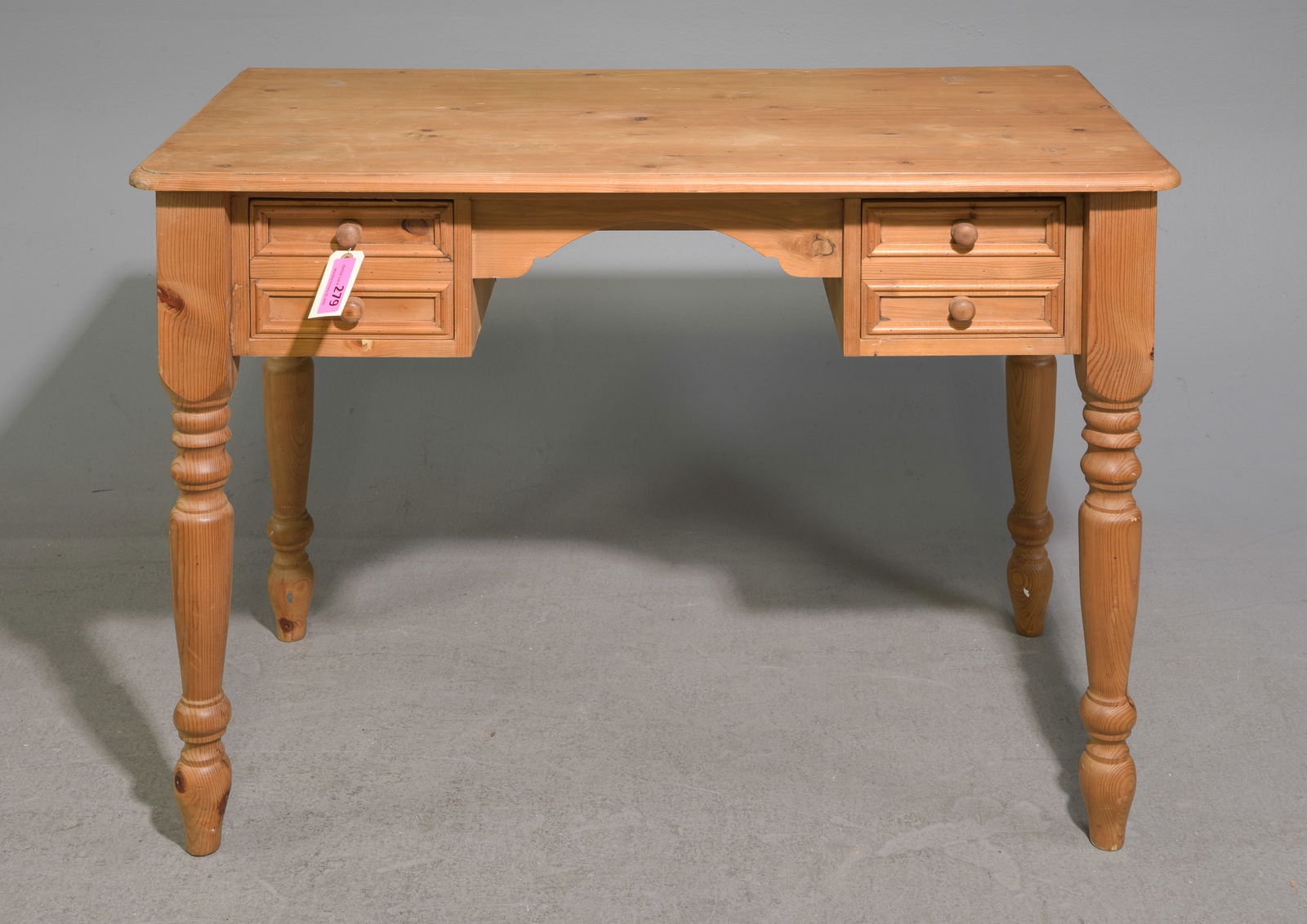 British Pine Desk / Writing Table (1 of 5)