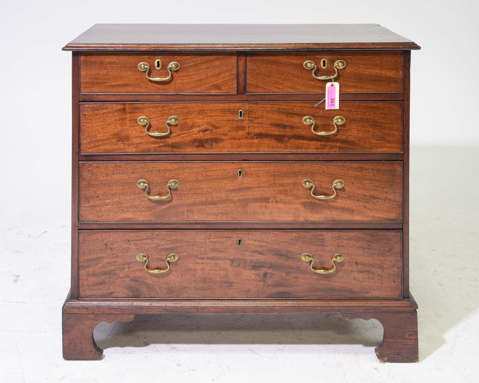 Georgian Mahogany 5 Drawer Chest c.1880's-1900 (1 of 6)