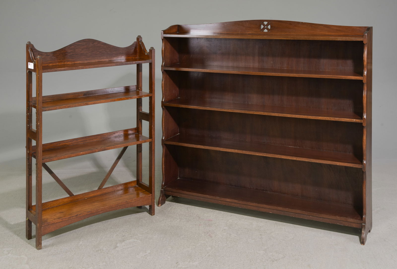 2 British Mahogany Bookshelves (1 of 4)