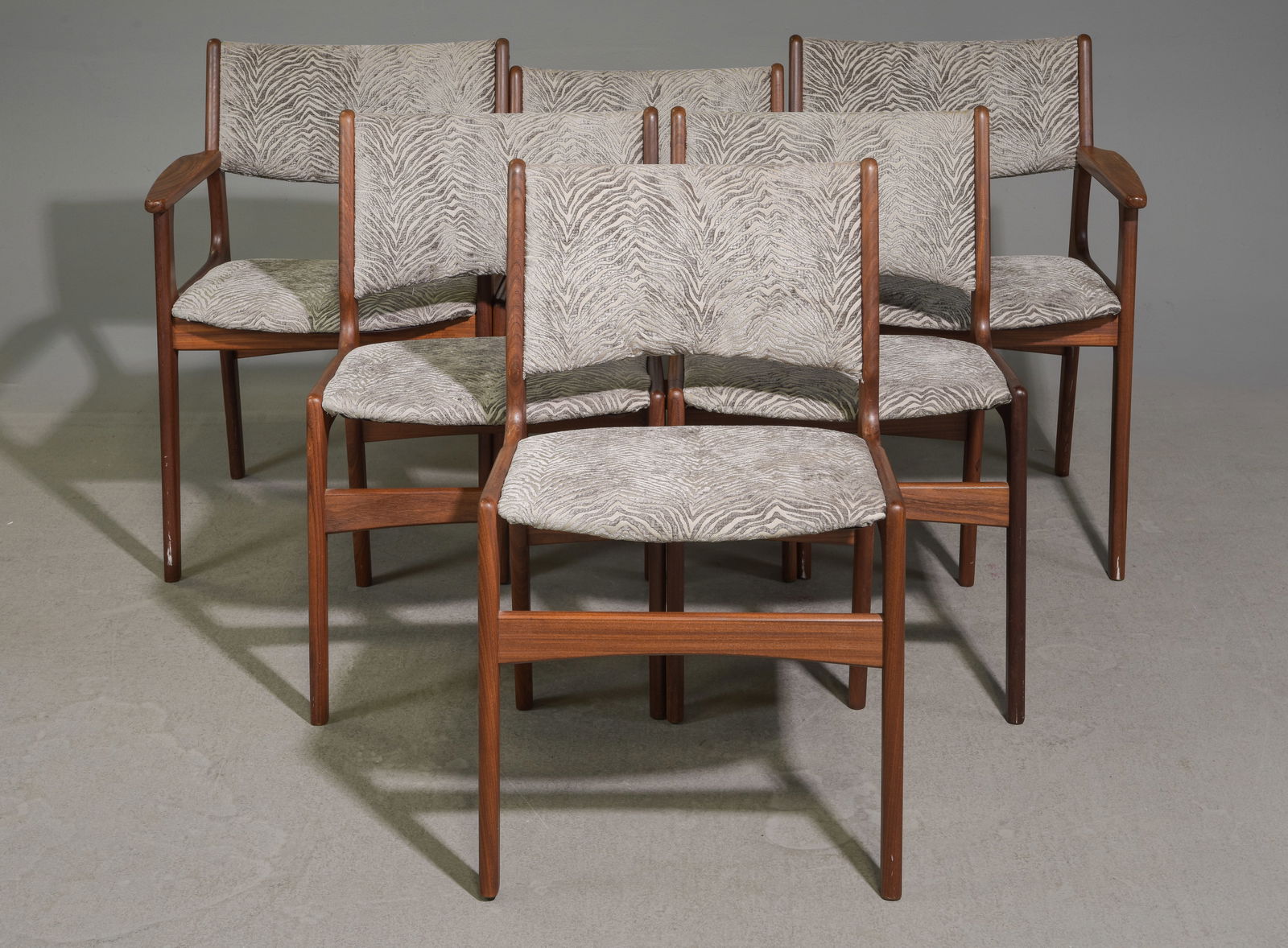 Danish Modern Set of 6 Dining Chairs (1 of 5)