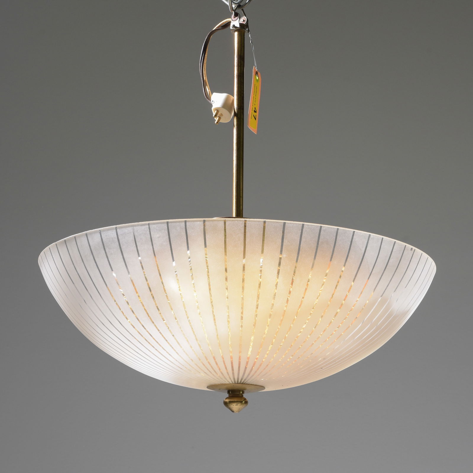 Swedish Orrefors Chandelier: Swedish Orrefors Chandelier - 19 in tall x 19 inch diameter