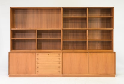 2 Borge Mogensen Style Swedish Wall Units