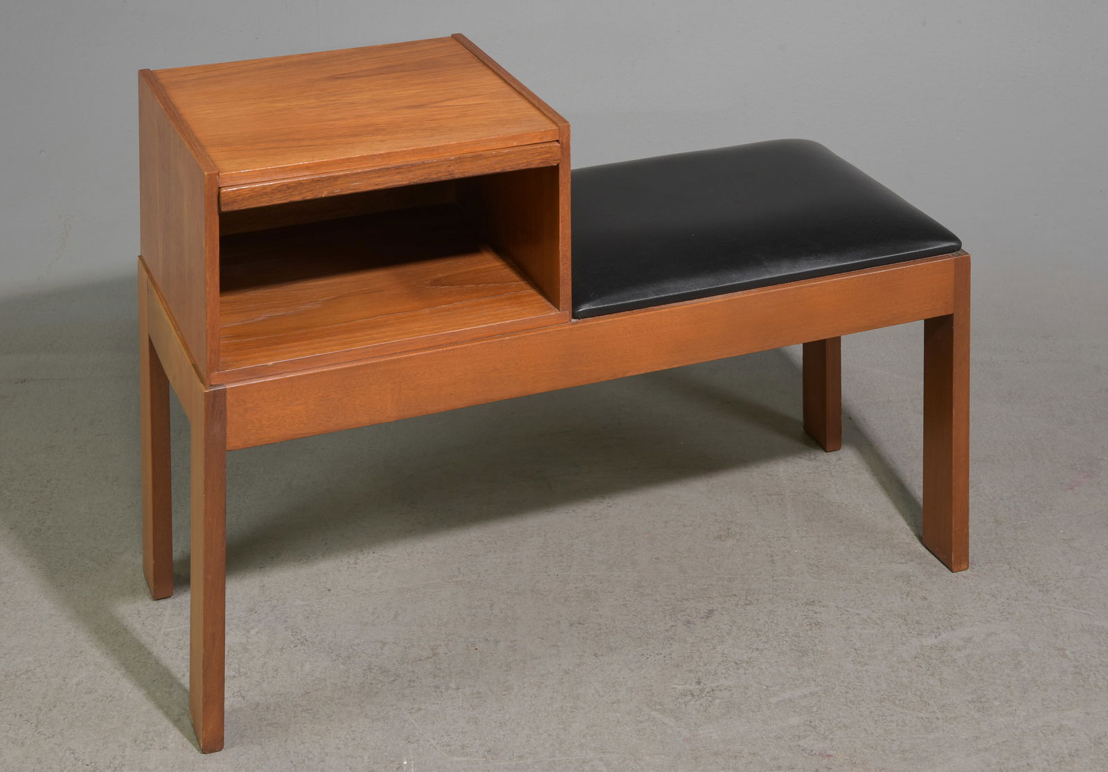 Mid Century Modern Telephone Bench - Chippy (1 of 4)