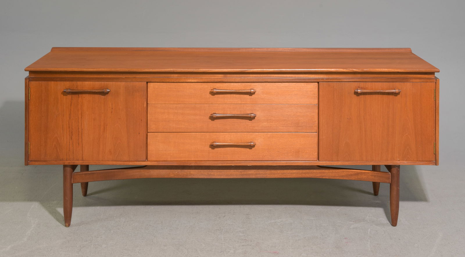 Mid Century Modern Sideboard: Danish Modern Style Sideboard - 29 in tall x 72 x 17