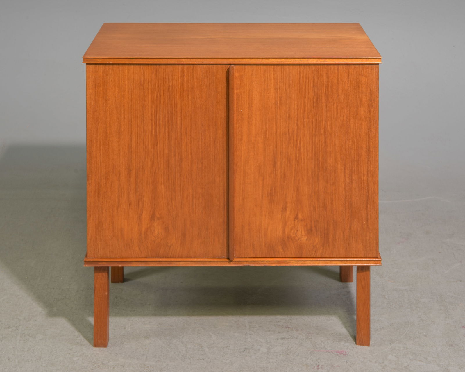 Mid Century Modern Two Door Record Cabinet (1 of 4)