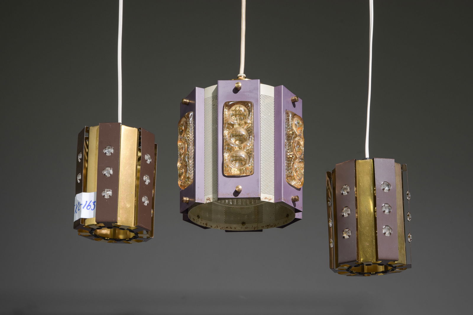 3pc Scandinavian Pendant Chandeliers (1 of 4)