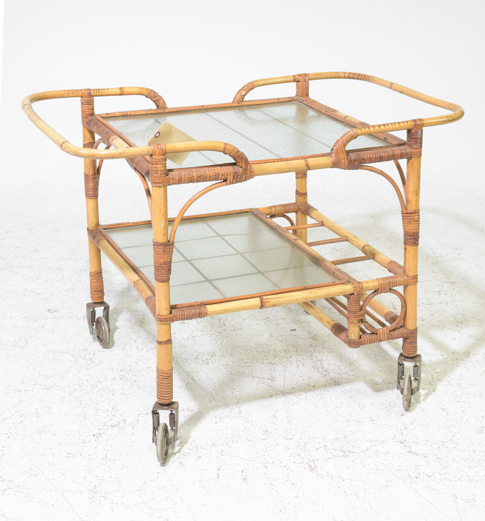 Continental Bentwood Tiki Style Bar Cart / Trolley #1 (1 of 3)