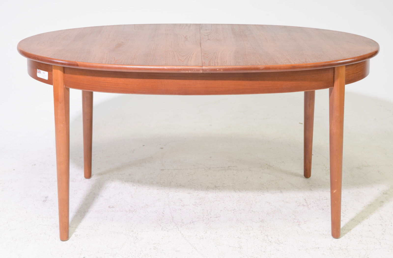 Mid Century Modern Oval Pop Up Leaf Dining Table (1 of 4)
