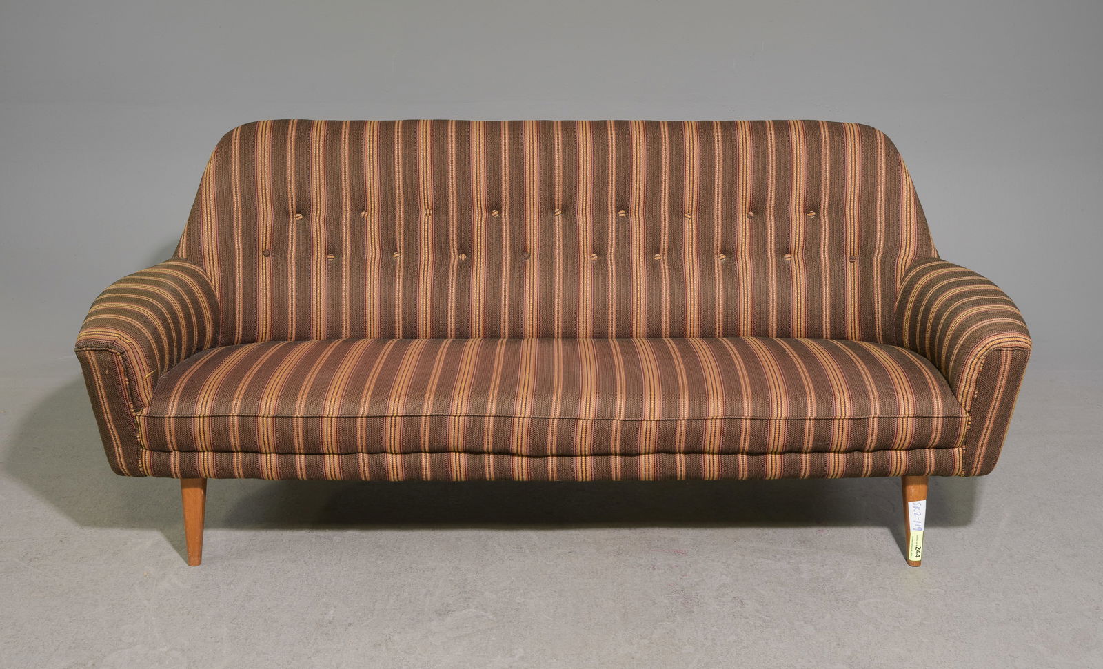 Mid Century Modern Swedish Sofa: Mid Century Modern Swedish Sofa - 31 in tall x 72 x 29, seat height is 15.5 in