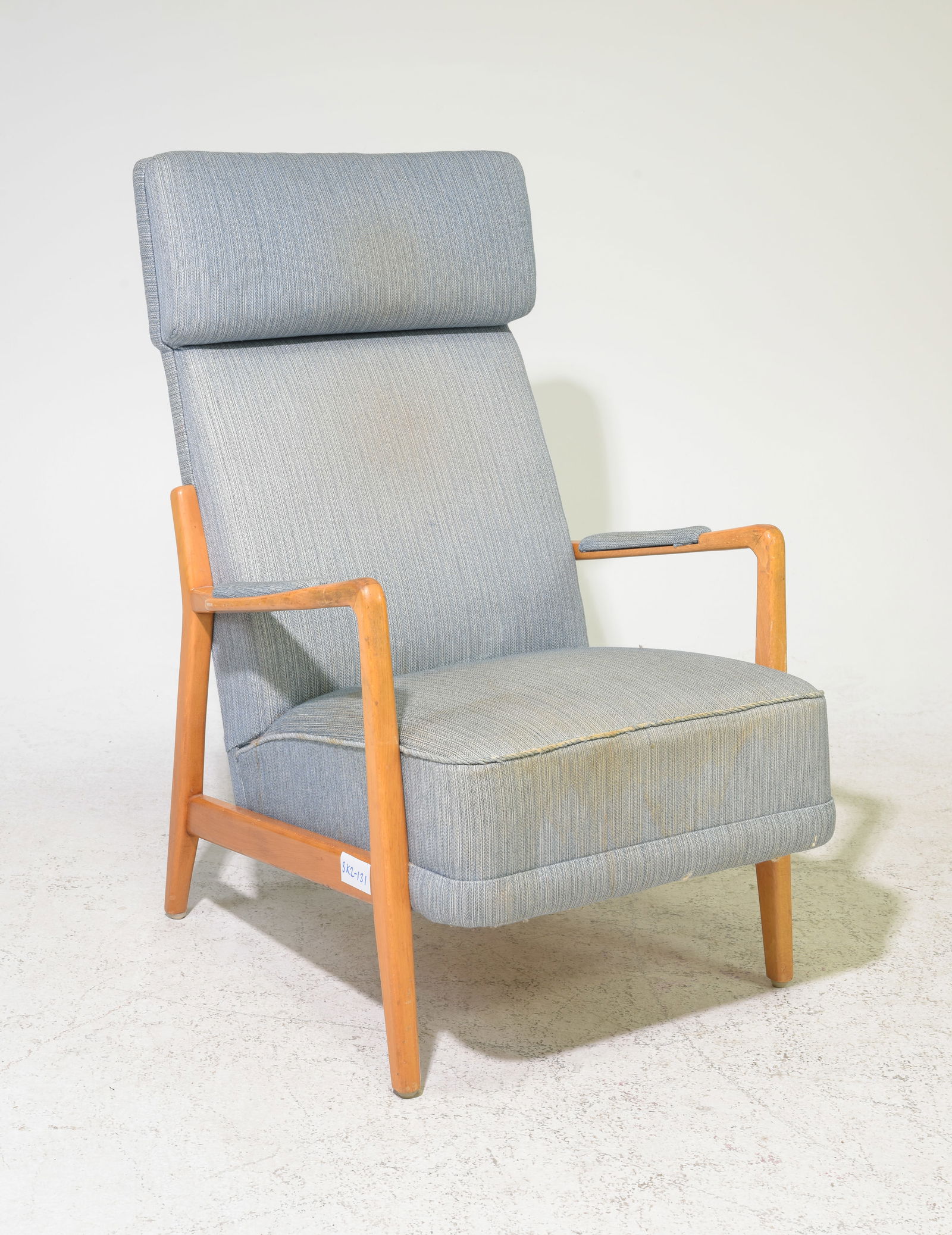 Swedish Mid Century Modern High-Back Arm Chair (1 of 5)