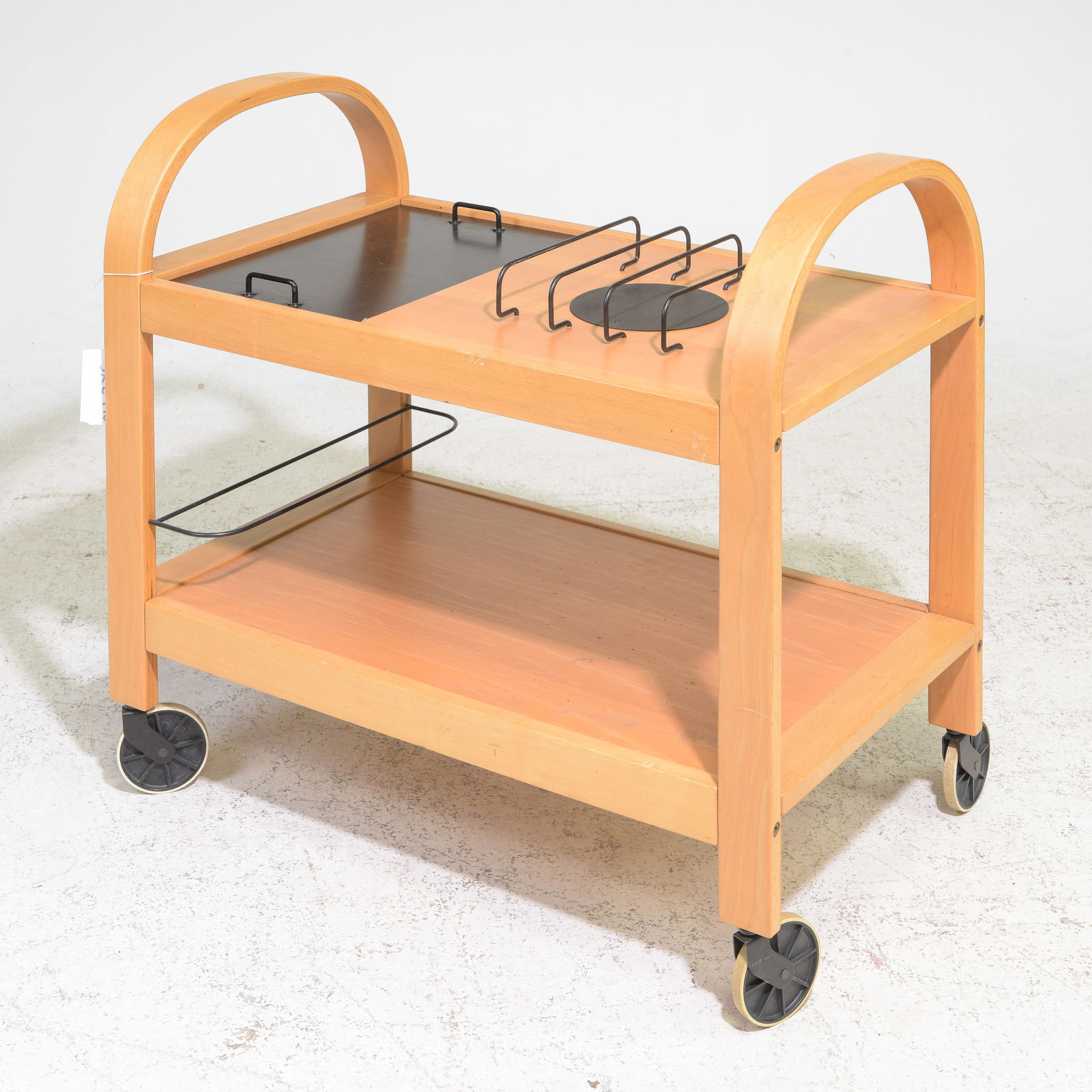 Mid Century Modern 2 tier Trolley / Bar Cart (1 of 2)
