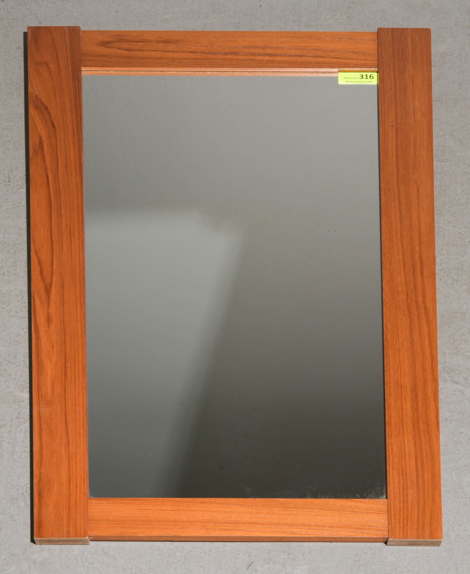 Danish Modern Teak Framed Mirror (1 of 3)