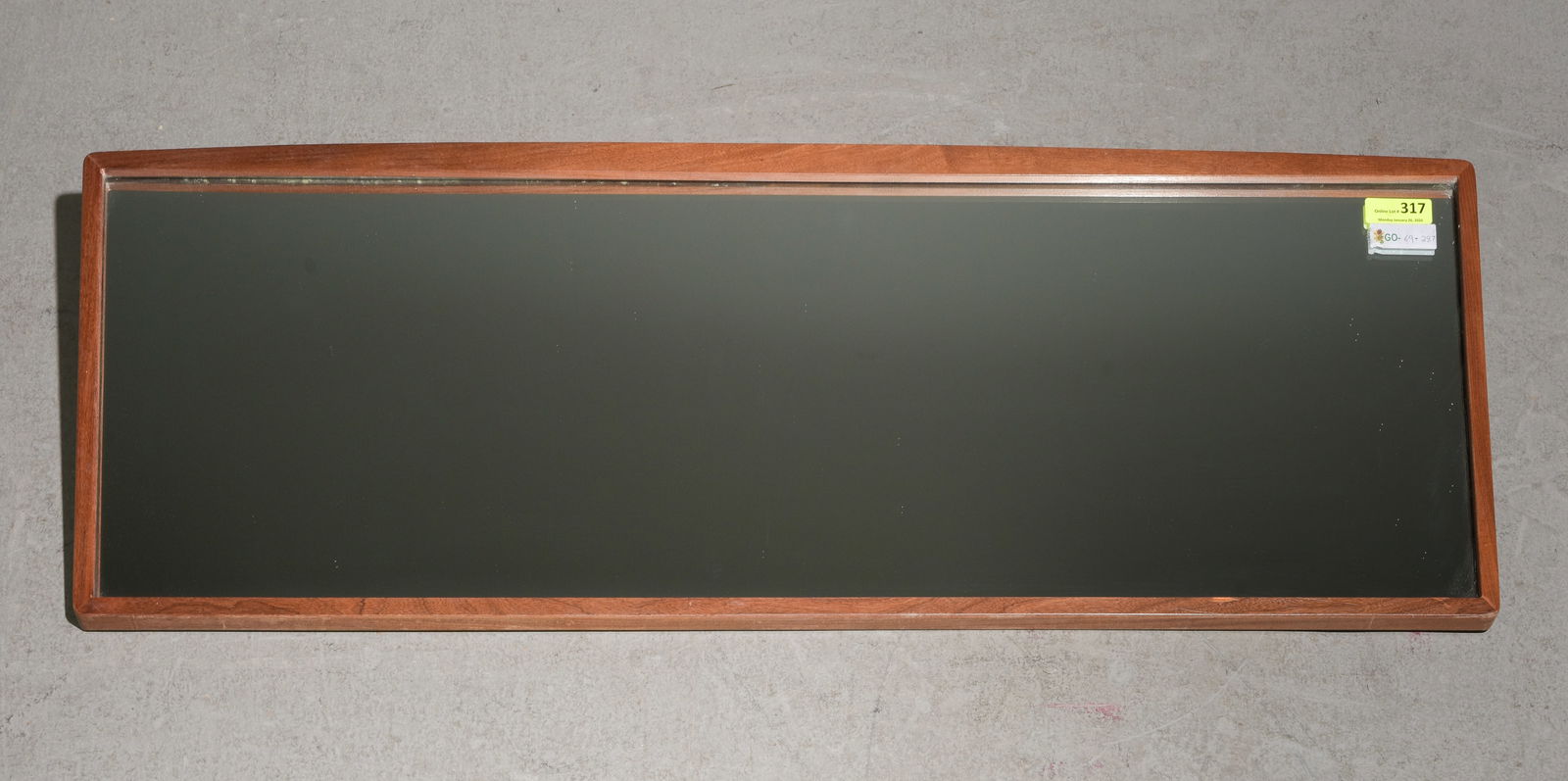 Mid Century Modern Teak Framed Mirror (1 of 3)