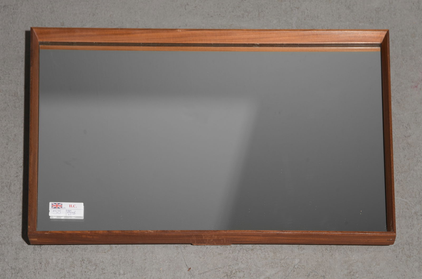Mid Century Modern Teak Framed Mirror (1 of 3)