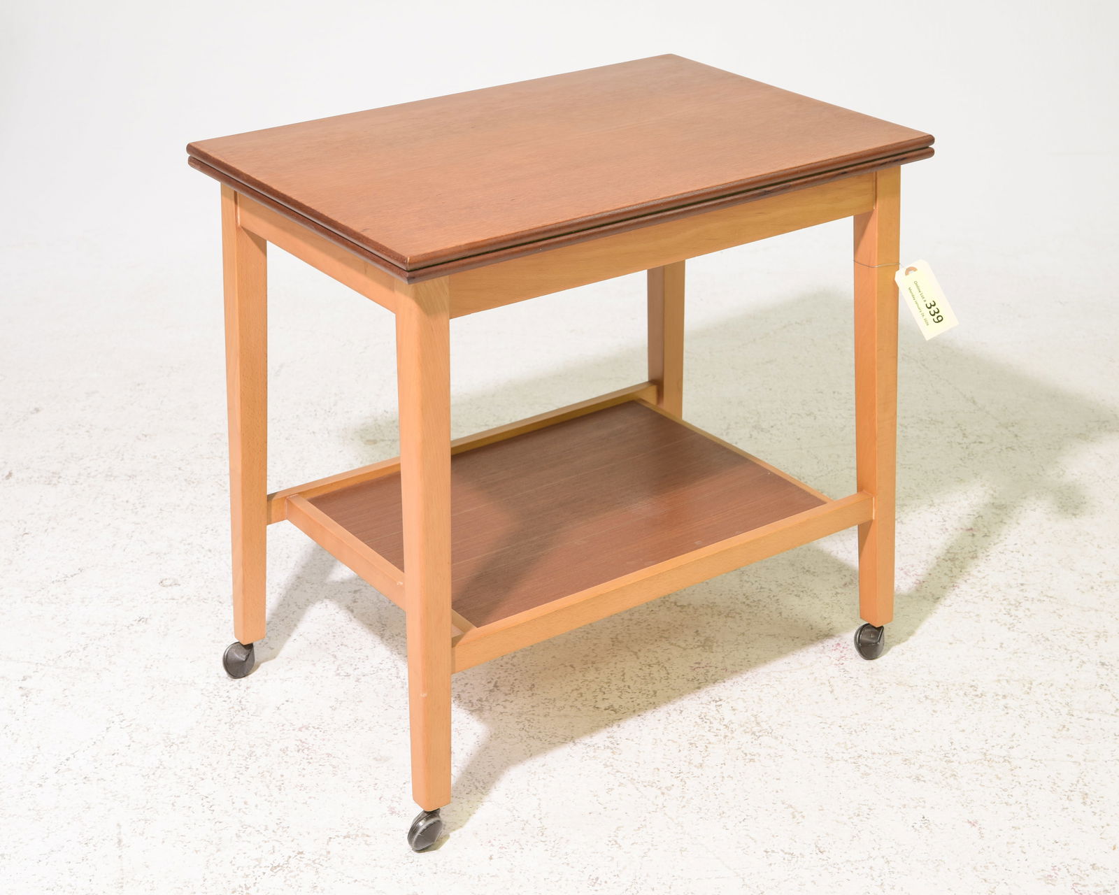 Mid Century Modern 2 Tier Trolley / Game Table (1 of 4)