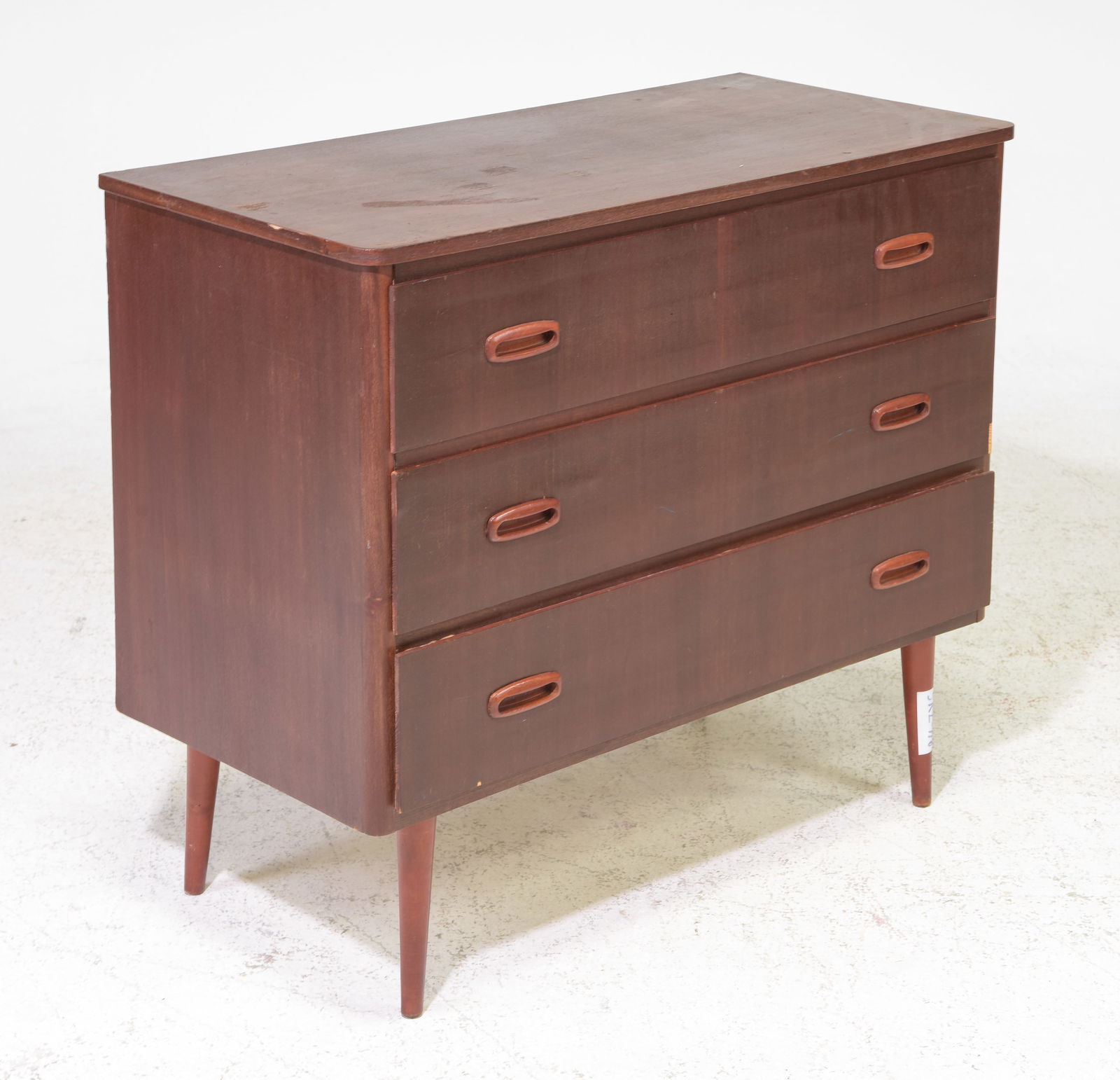 Swedish Mid Century Modern 3 Drawer Chest (1 of 3)