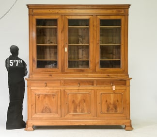 Louis Philippe Style Bookcase / Cupboard