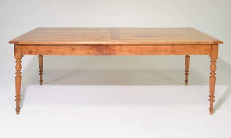 Louis Philippe Style Cherry Turned Leg Table