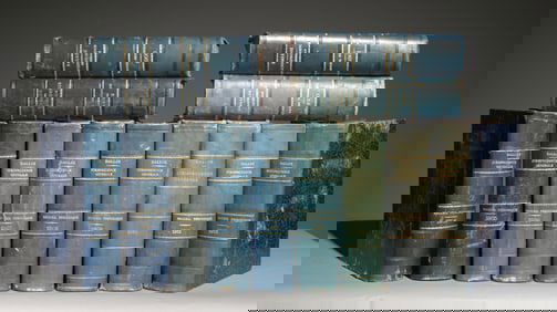 13 Assorted European / French Leather Bound Books