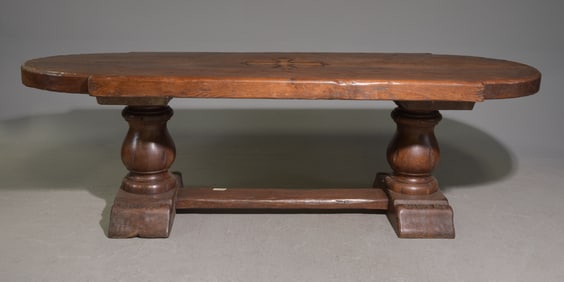 Large Monastery Solid Oak Heavy Table
