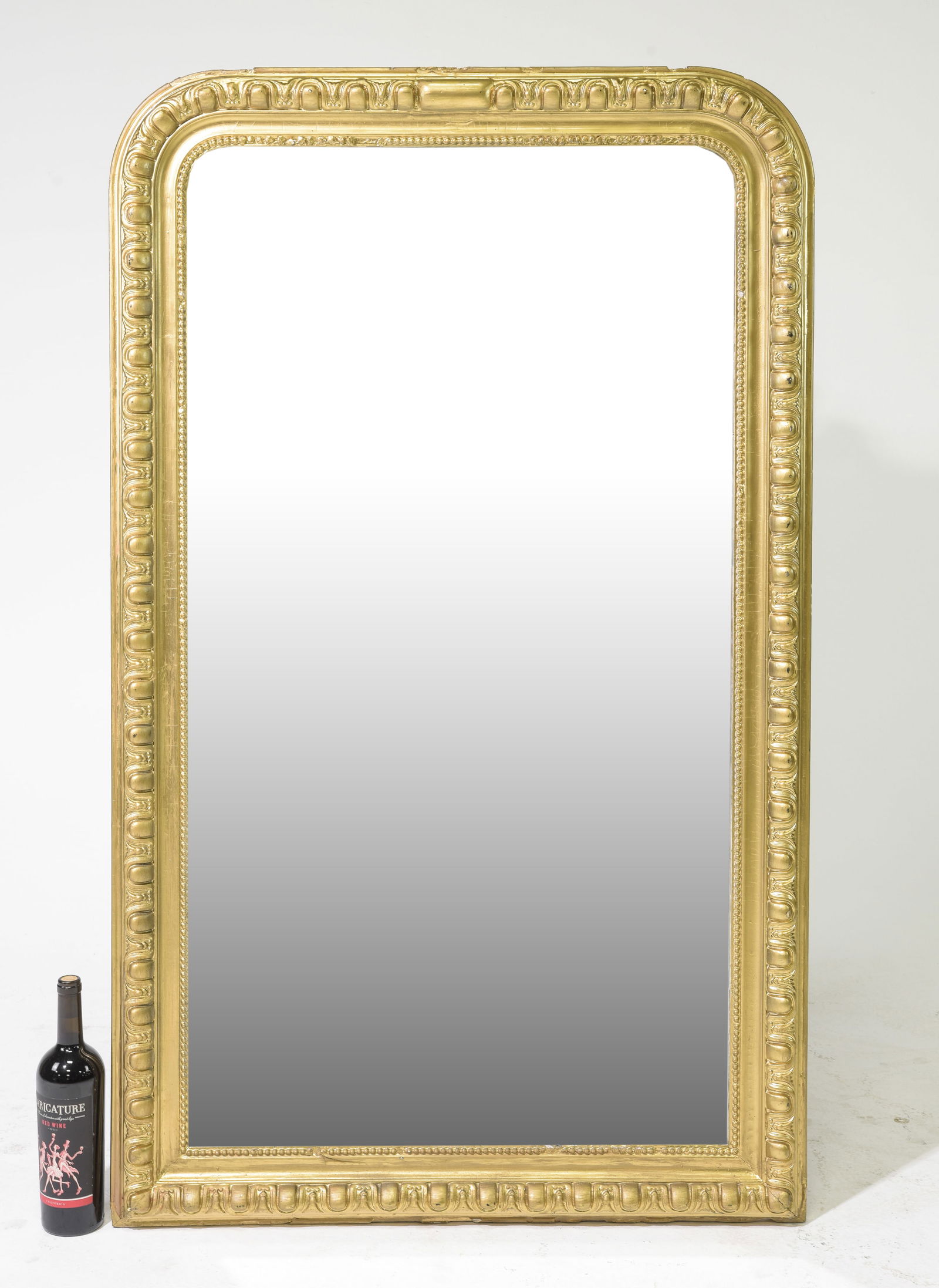 Louis Philippe Style Gold Painted Framed Mirror #1 (1 of 4)