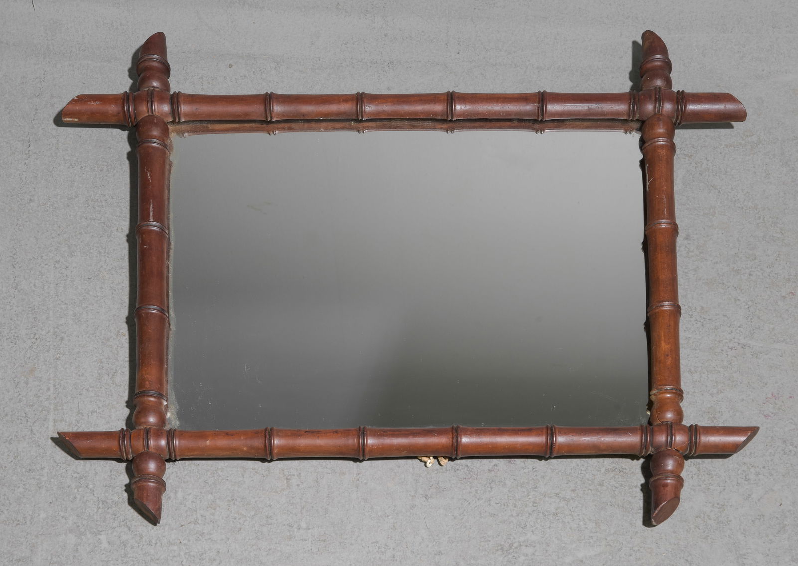 Faux Bamboo Framed Mirror #1 (1 of 3)