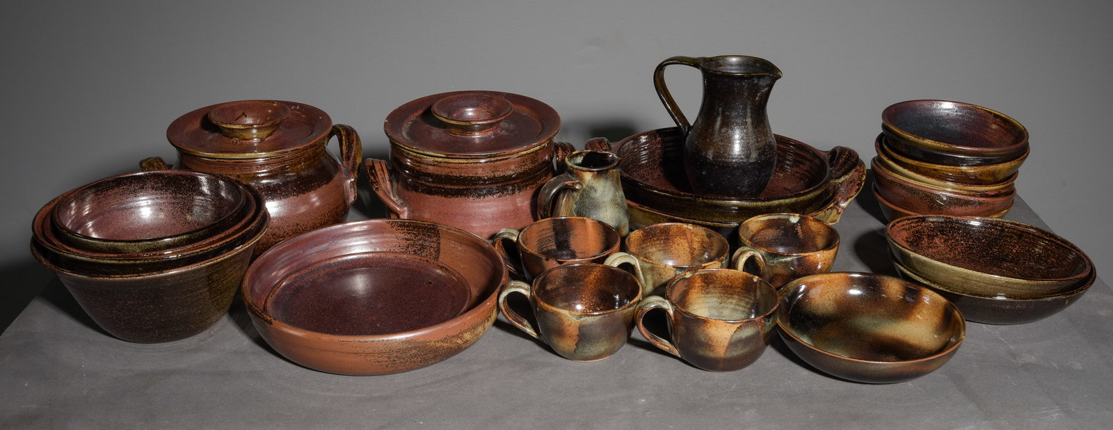 27pcs Assorted French Pottery / Stoneware (1 of 5)