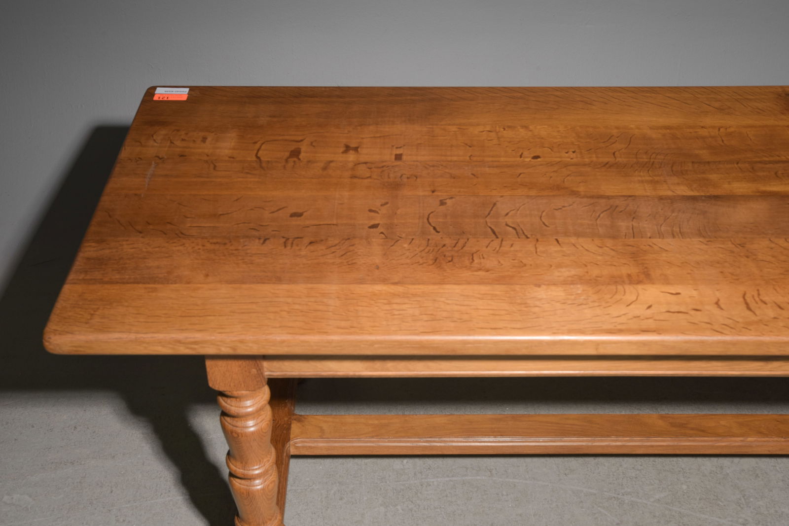 French Solid Oak Farmhouse Table - 2
