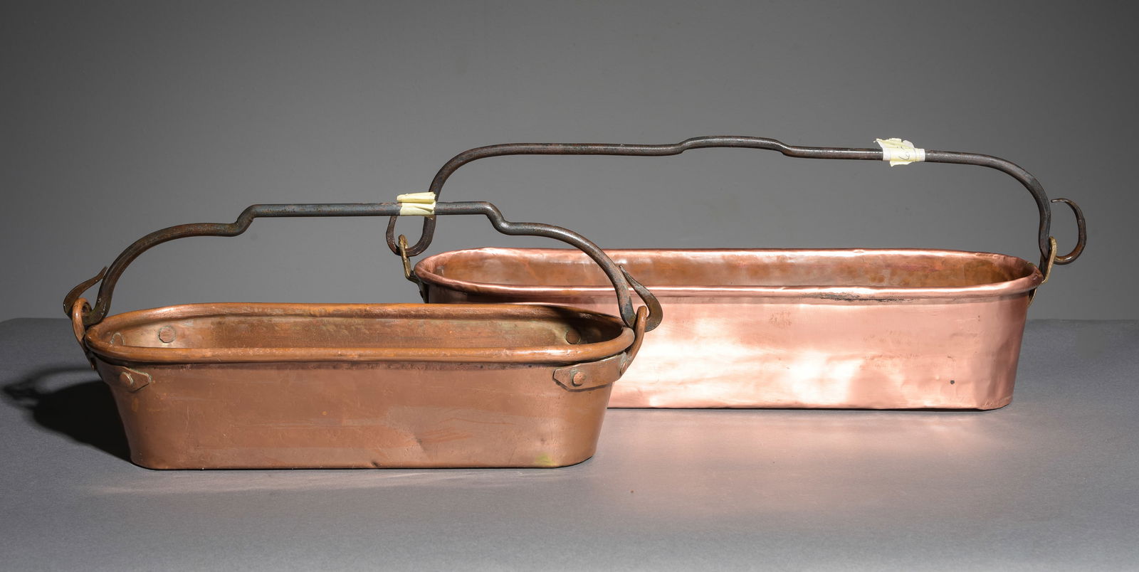 2 French Copper Fish Kettles / Steamers (1 of 3)