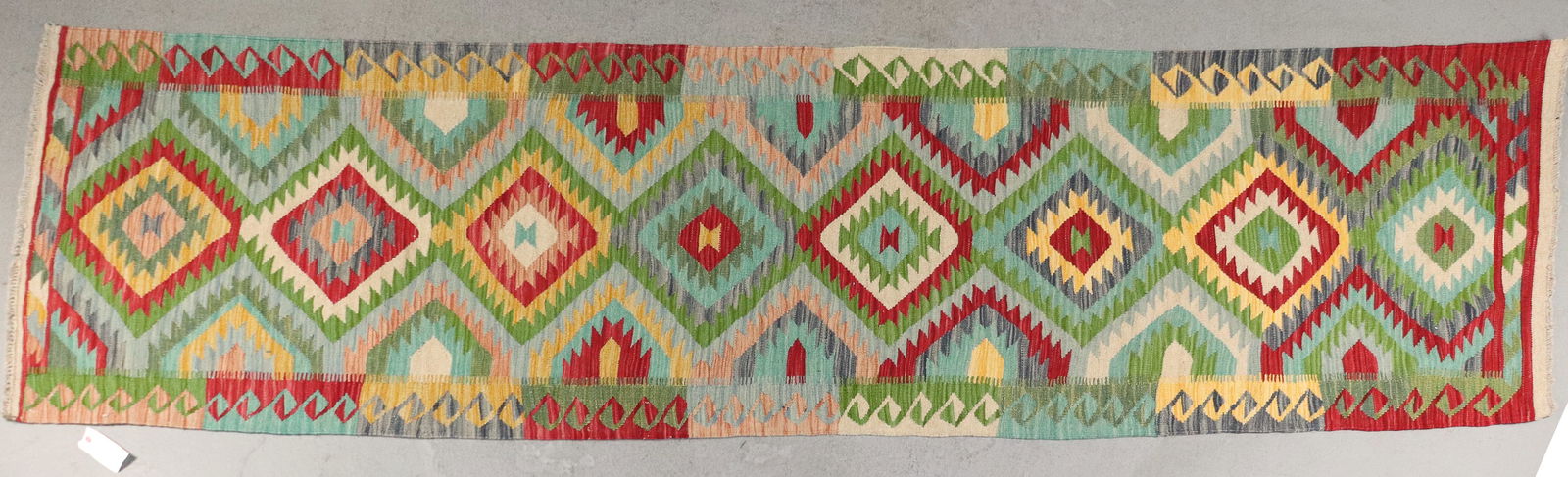 Flat Woven Kilim Rug - 10'6 x 3'1 (1 of 4)