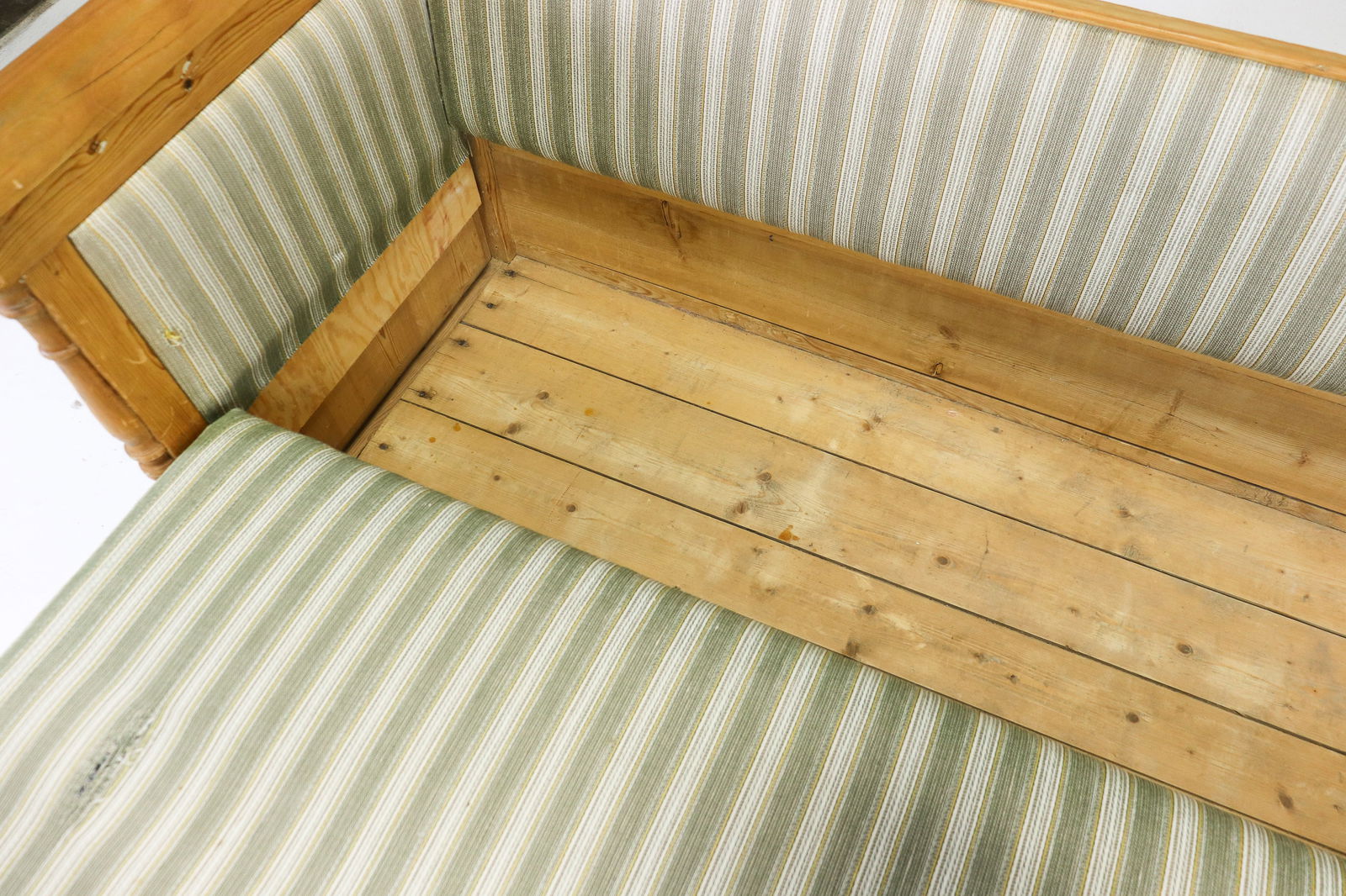 Swedish Pine Sofa With Storage - 10