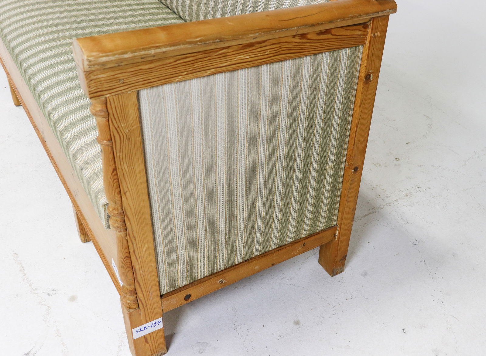 Swedish Pine Sofa With Storage - 5