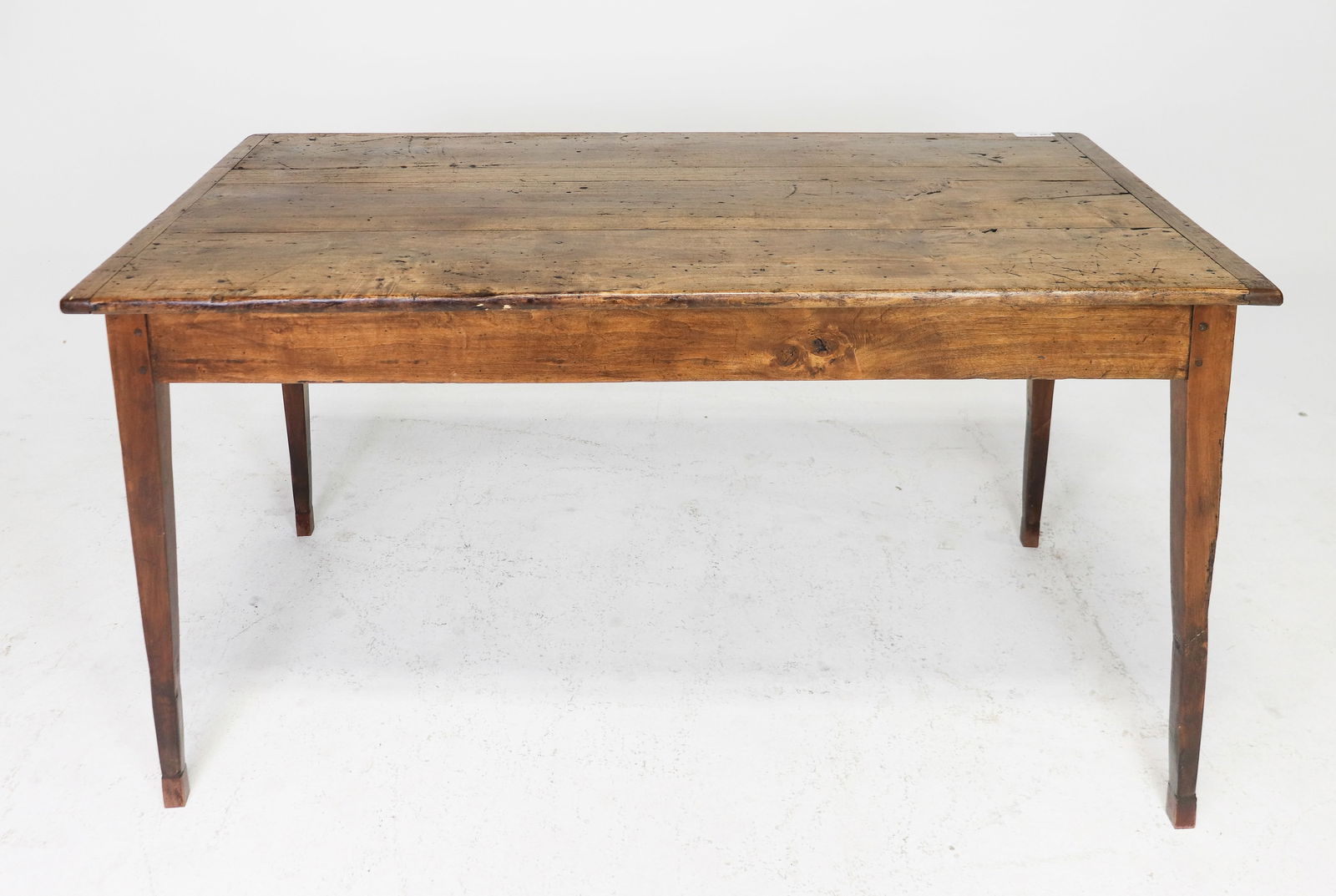 Farmhouse Style Dining Table with Drawer (1 of 8)