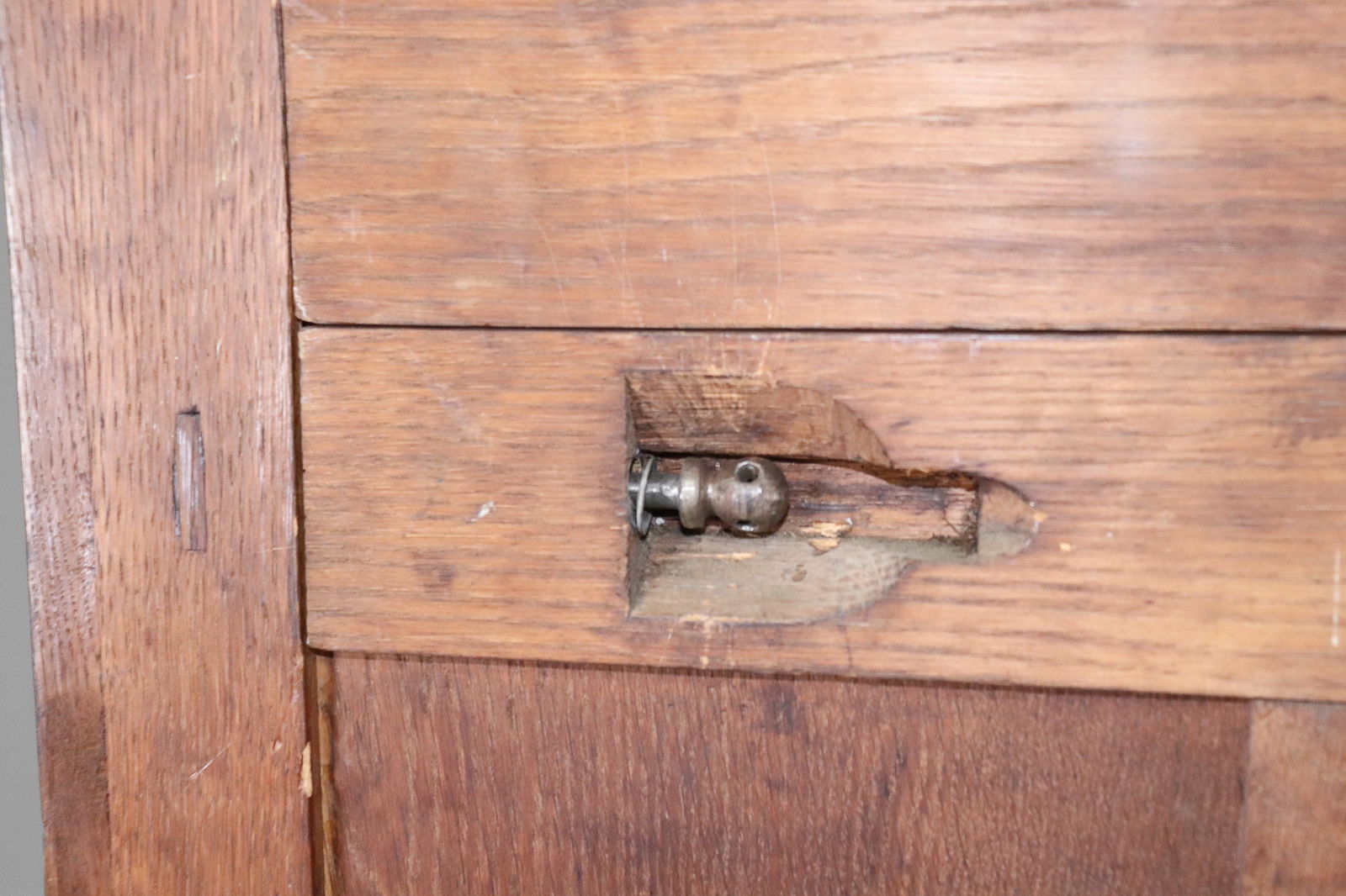 Louis XV Style Triple Mirror Door Walnut Armoire - 13