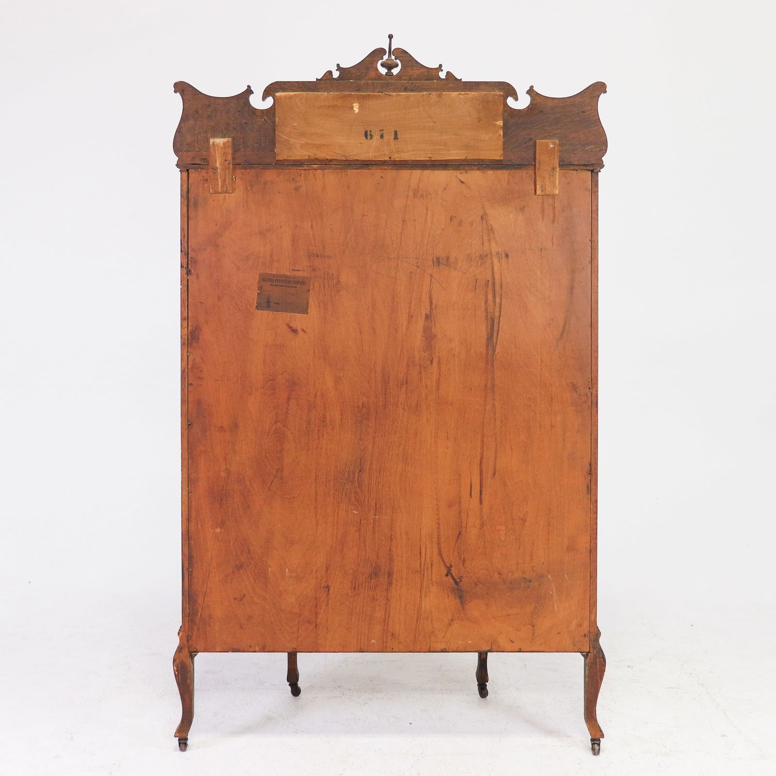 American Oak Display Cabinet / Showcase - 4