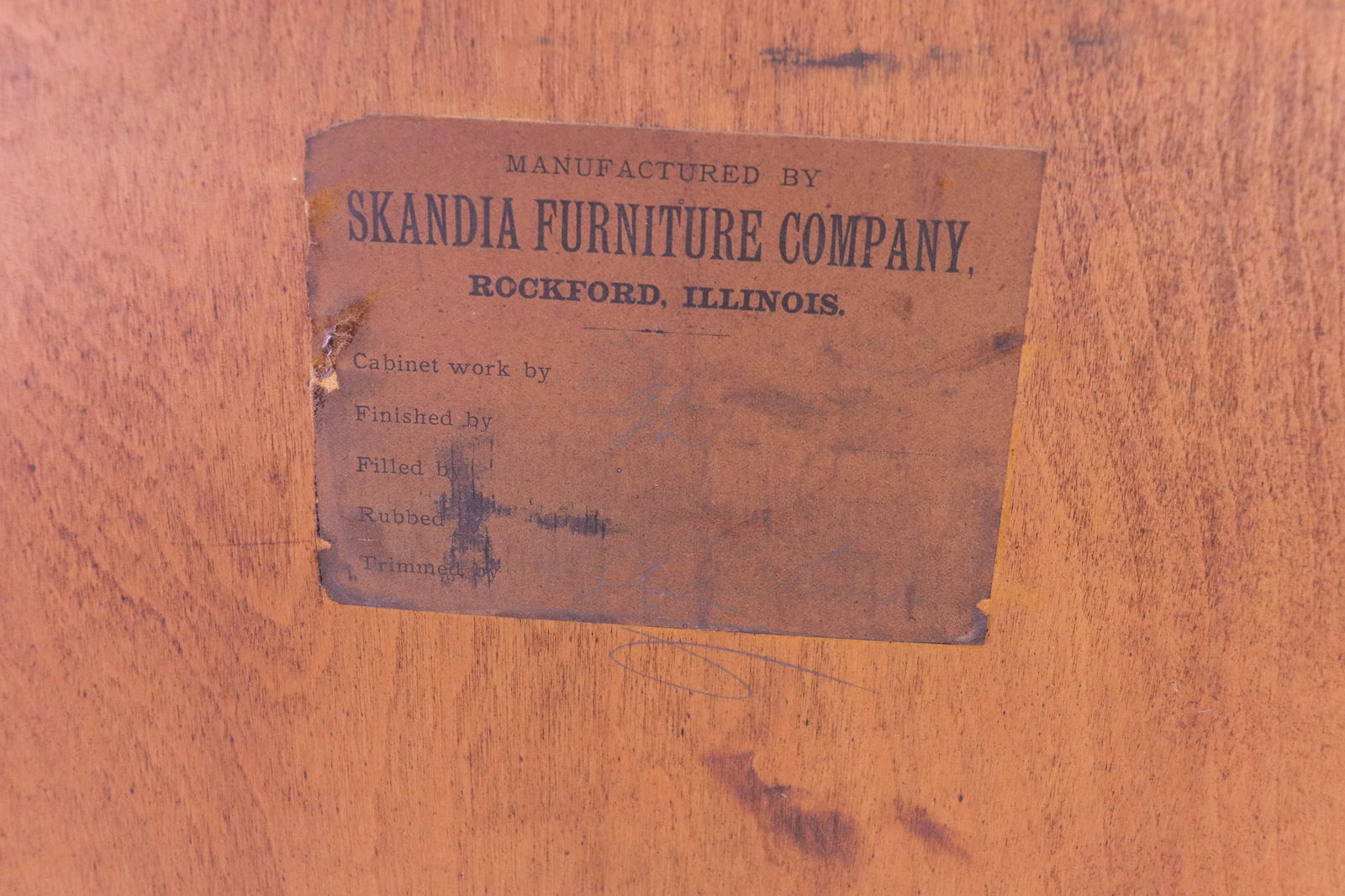 American Oak Display Cabinet / Showcase - 5