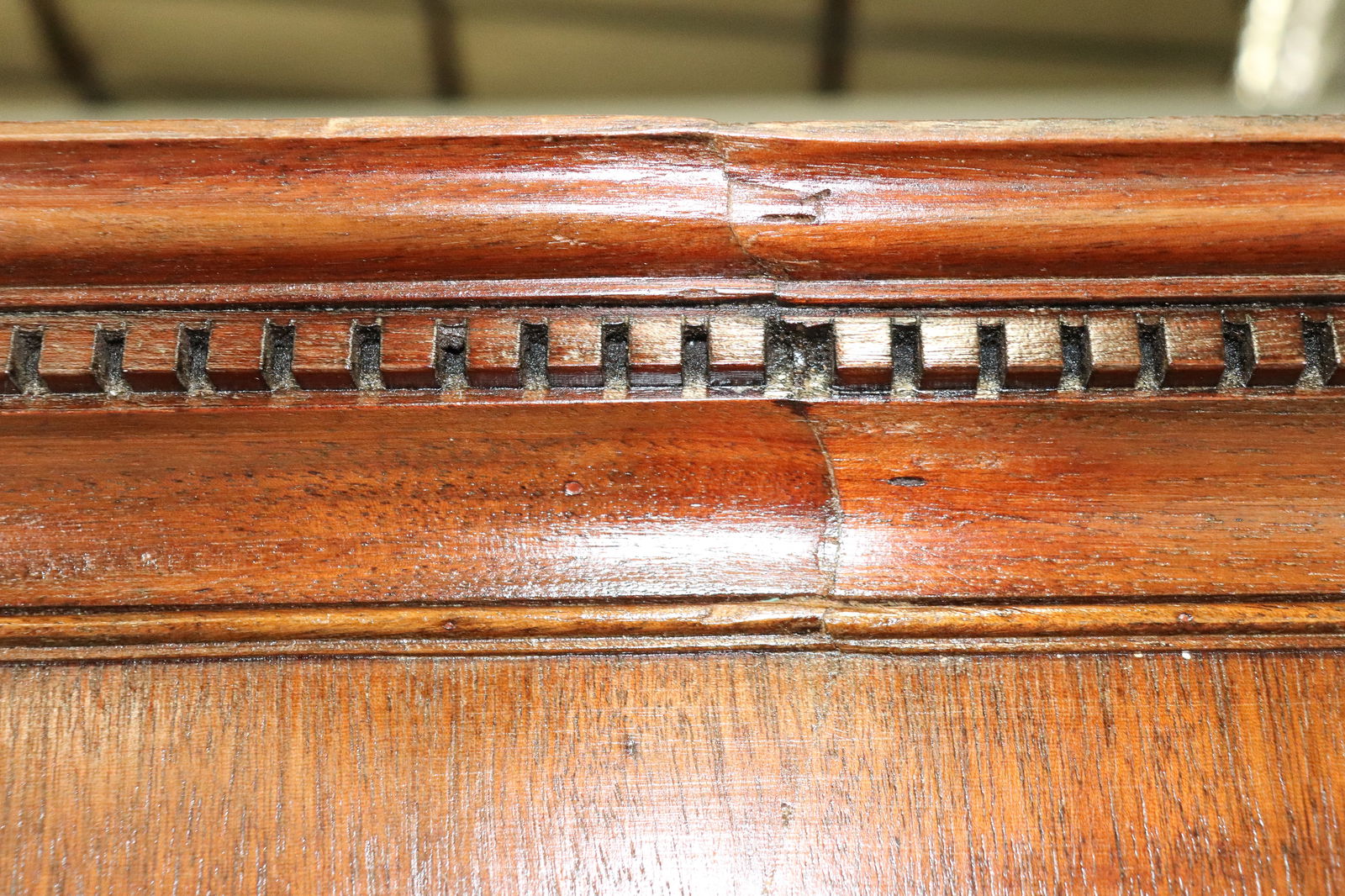 Edwardian Style Carved Cabinet With Drawers - 6