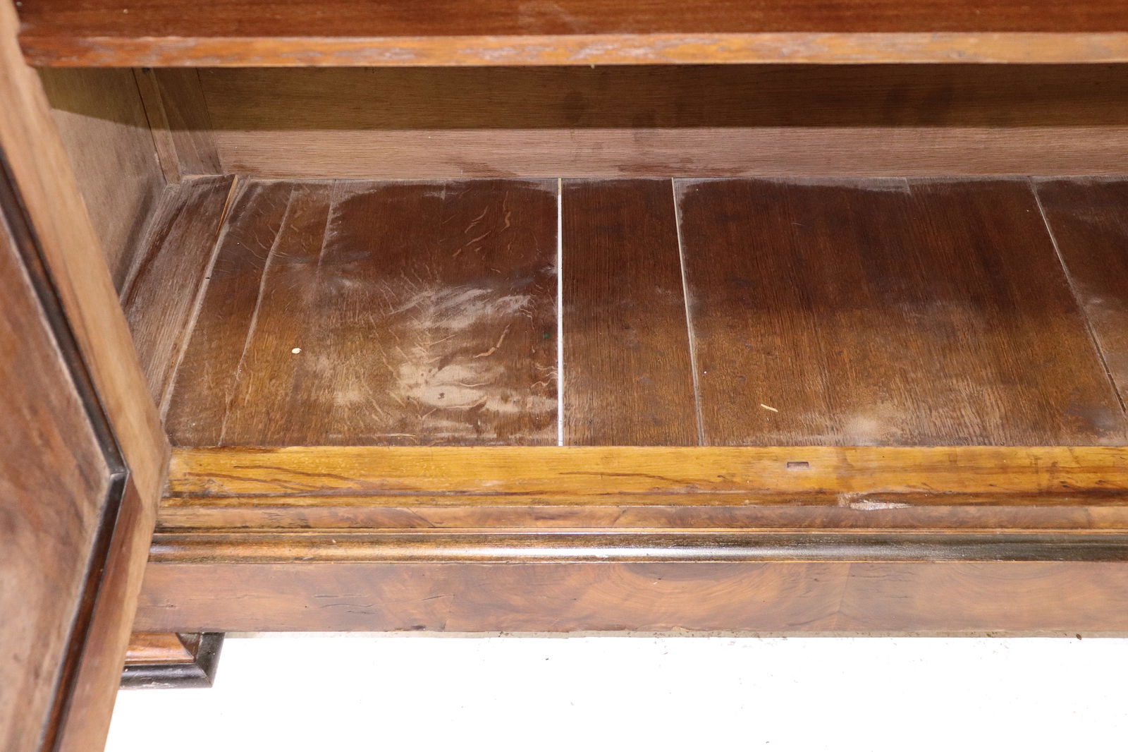 Victorian Style Walnut Server - 3